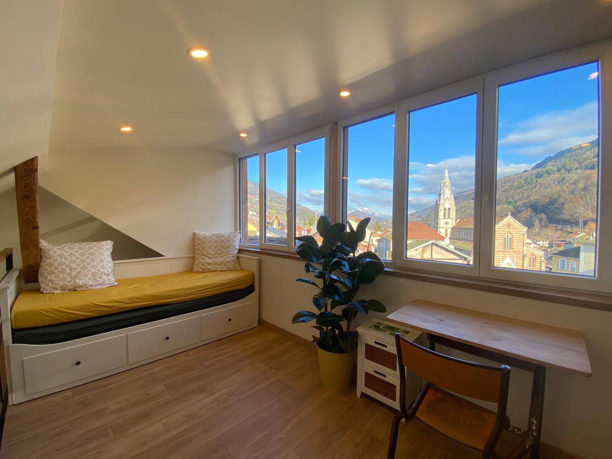 Apartment Grand T1 Familial, Videoprojecteur Et Superbe Vue !